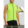 thumbnail image 5 of Qualidyne Men's Sleeveless Bike Jersey, Full-Zip Quick-Dry Cycling Vest Top with 3 Rear Pockets & Reflective Detail, 5 of 9