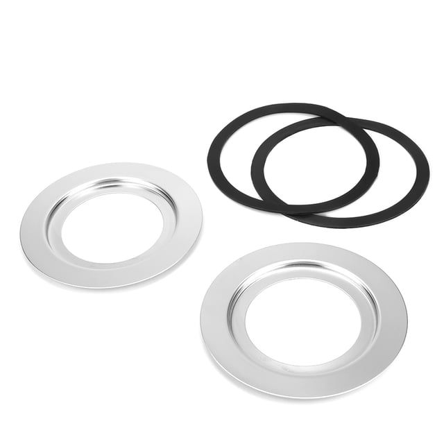 Accesorios para fregadero, acero inoxidable de 180 mm, accesorios para triturador de alimentos, adaptador para triturador de residuos, rendimiento optimizado