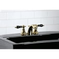thumbnail image 2 of Kingston Brass KB952AKL Duchess Mini-Widespread Bathroom Faucet, Polished Brass, 2 of 5
