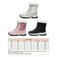 thumbnail image 2 of Eloshman Womens Winter Boots Warm Faux Fur Lined Snow Shoes Waterproof Mid Calf Boot Pink 5, 2 of 9