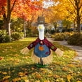 thumbnail image 3 of AYktou Fall Porch Geese Outfits Set, Festival Scarecrow Porch Goose Costume, 23In Statue Thanksgiving Halloween Decor Lawn Goose Clothes with Hat, Farmhouse Harvests Goose Clothing For Yard Decor, 3 of 7