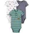 thumbnail image 1 of Set de Bodys Child of Mine Niño 6-9M Rayas Verde 3 Piezas, 1 of 4