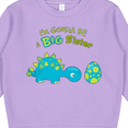 thumbnail image 3 of Inktastic Happy Dinosaur Future Big Sister Toddler Sweatshirt, 3 of 4