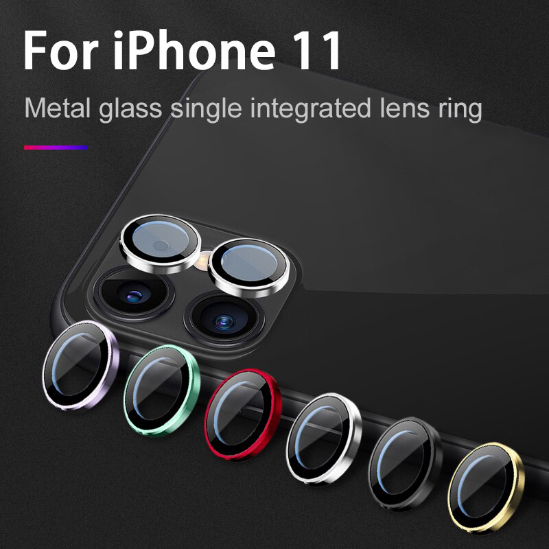 For iphone 11/11 Pro Max Metal Camera Lens Screen Protector Cover for
