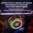 thumbnail image 6 of 2024  Mobile Phone 15W High-Power Semiconductor Cooling Fan Radiator for IPhone IOS Android Universal PUBG Frozen Game Cooler, 6 of 7