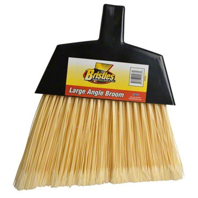 Janico 4050 48 in. Large Angle Broom Poly Bristles Metal Handle, Black Case of 24 Walmart
