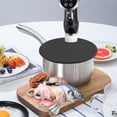 thumbnail image 2 of Tapa para cocinar al vacío y al vacío Cocina al vacío y al vacío con capacidad para hasta 10.5" Pot, previene la evaporación del agua y retiene el sabor para Stock gris, 2 of 5