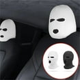 thumbnail image 4 of FNNMNNR Funny Spoof Car Seat Headgear Personalized Funny Hat for Car Seat Headcover Three-Hole Double-Hole Headgear Auto Front/Rear Seats Headrest Cover  Dustproof Headrest Protector Cove, 4 of 6