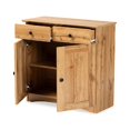 thumbnail image 2 of Baxton Studio Lauren Modern and Contemporary Oak Brown Finished Wood 2-Door Buffet Kitchen Cabinet, 2 of 7