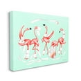 thumbnail image 3 of Stupell Industries Silly Flamingos Toilet Paper Rolls Bathroom Illustration Graphic Art Gallery Wrapped Canvas Print Wall Art, Design by Amelie Legault, 3 of 7