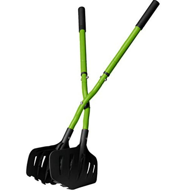 Earthwise 50002 Gator Grabber Telescoping Leaf Clean Up Tool Green Black