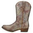 thumbnail image 3 of Roper Girls Riley Glitter Leopard Snip Toe Cowboy   Mid Calf Boots, 3 of 5