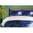 thumbnail image 4 of Ambesonne Night Duvet Cover Sets, Romantic Man Woman Hug, 2-Queen, Black Blue White, 4 of 7