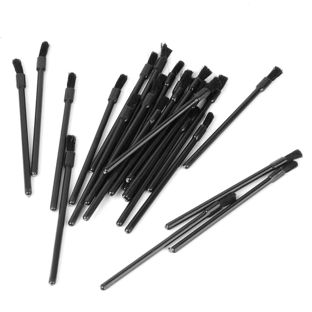 Pincel desechable para barra de labios Colco 25 paquet Pincel labial en ángulo Negro