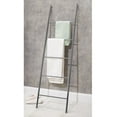 mDesign Metal Towel Ladder for Bathroom Bathroom Wall Ladder Rack