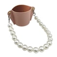 thumbnail image 1 of Awdenio Chain Portable Coffee Cup Cover Leather Beverage Handbag Heat Insulation Hot Separation Cup Cover Hanging Portable, 1 of 1