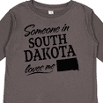 thumbnail image 4 of Inktastic Someone in South Dakota Loves Me Boys or Girls Long Sleeve Toddler T-Shirt, 4 of 5