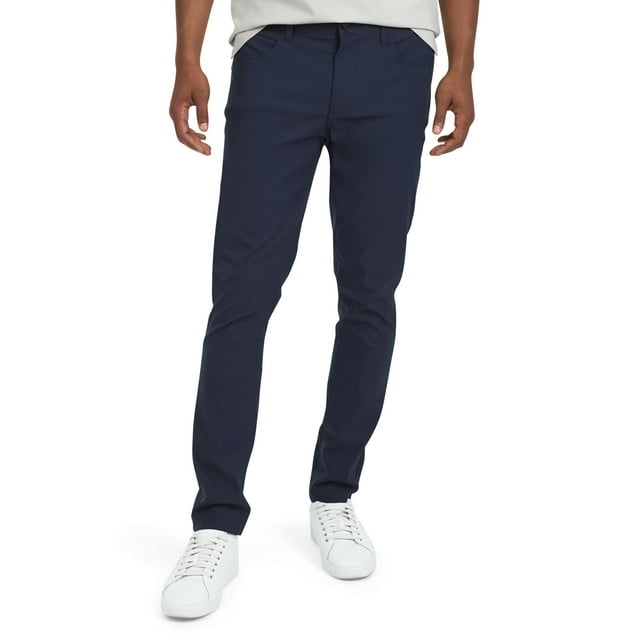 Pantalones DKNY Livianos para Viaje para Hombre Corte Skinny Azul Marino