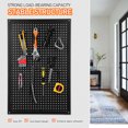 thumbnail image 3 of FESTFENDS Cold Rolled Steel Pegboard Shelf for Garage Wall Organizer and Office Tool Management, 3 of 7