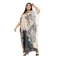 thumbnail image 2 of Oussum Women Plus Size Kaftans Polyester Long Maxi Caftan Gown Evening Casual Dress Online, 2 of 8