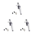 thumbnail image 2 of stanreset 1/2/3/5 Window Handle Home Hardware Lever Casement Locking Handles Convenience Balcony Handily Install Decorative Cap Gray Rustproof Right Silver 3PCS, 2 of 6
