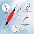 thumbnail image 3 of 3pcs Catfish Float Rigs With 6/0 Hook, Santee Rig For Catfishing, Rattling Cork Foam Peg Float Rigs, Fishing Accessories, 3 of 5