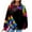 Multicolor, variant on Women's Sweatshirts Hoodies Casual Women's Graphic Printed Hooded Sweatshirt Loose Long Sleeve Drawstring Hoodie Women
