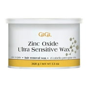 Gigi Zinc Oxide Ultra Sensitive Hair Removal Wax, Gentle And On Extra-Delicate Skin, 13 Oz., 1-Pc