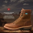 thumbnail image 3 of Twisted X Men's 8" CellStretch Lacer - Casual Western Boots for Men -Distressed Saddle & Cognac,8 W, 3 of 6