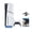 Ghost of Tsushima, variant on PlayStation 5 Slim Disc 2TB SSD Edition Bundle with Uncharted 4 and Mytrix 8K HDMI2.1 Cable - PS5, White