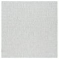 thumbnail image 5 of SAFAVIEH Courtyard Wayra Solid Indoor/Outdoor Area Rug, Ivory/Grey, 6'7" x 6'7" Square, 5 of 6