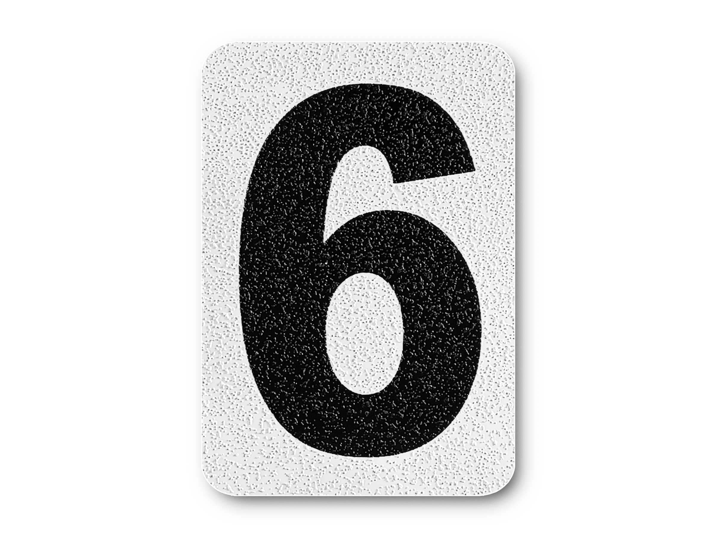 6 Inch Individual Number for Mailbox, House, Office, Apartment, Easy