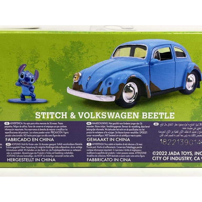 Jada Lilo & Stitch Volkswagen Beetle avec Stitch Voiture moulée sous