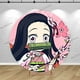 thumbnail image 3 of Fondo redondo para fiesta de Demon Slayer Kamado Nezuko, portada para niña, primer cumpleaños, pancarta de feliz cumpleaños, decoración para baby shower, 3 of 5