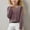 Purple, variant on Bnwani Sweaters for Girls Fall Knitted Solid Sweater Gold