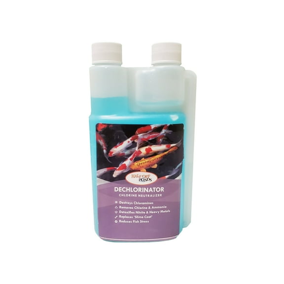 Half Off Ponds Dechlorinator, 16 oz Bottle Pond Treatment