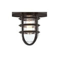 thumbnail image 4 of John Timberland Marlowe Industrial Outdoor Wall Light Fixture Galvanized Hooded Cage 13 1/4" Clear Glass for Post Exterior Barn Deck House Porch Yard, 4 of 8