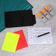 thumbnail image 4 of 1 Set Referee Kit Standard Referee Card Referee Score Sheet Portable Referee Card Book for Matches, 4 of 5