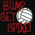thumbnail image 2 of CafePress - Bump, Set, Spike Maternity Dark T Shirt - Maternity Dark T-Shirt, 2 of 3