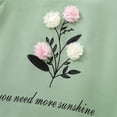 thumbnail image 4 of Mercatoo Girls Toddler Short Sleeve Tshirt Tops Tees Casual Summer Shirts Flower Graphic Kids Basic Crewneck T Shirts, 4 of 4