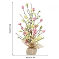 thumbnail image 2 of Hearth & Gear Easter Decorations LED Light Easter Egg Decorative Tree Easter Decorative Small Tree Tabletop Decoration (battery Not Included) Random Ornament Assortment And Christmas Bulbs, 2 of 5