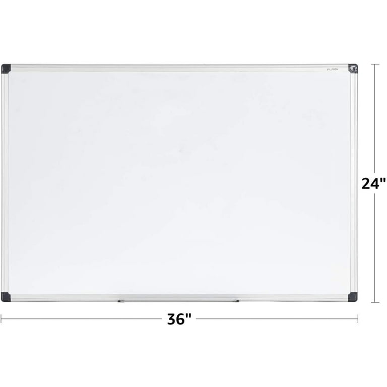 Lockways Large 72 x 40 Magnetic Dry Erase Board - Wall Mounted  Whiteboard| White Board with Pen Tray, Aluminum Message Presentation Memo  Board for