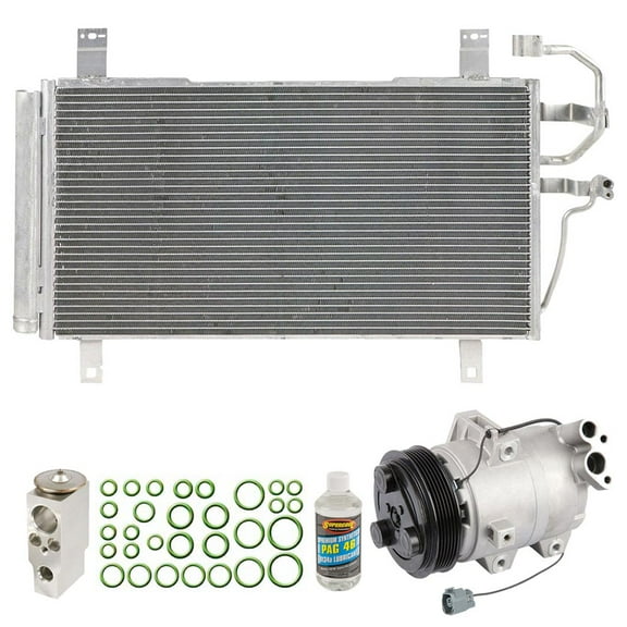 For Mazda 6 2003-2008 A/C Kit w/ AC Compressor Condenser & Drier - BuyAutoParts