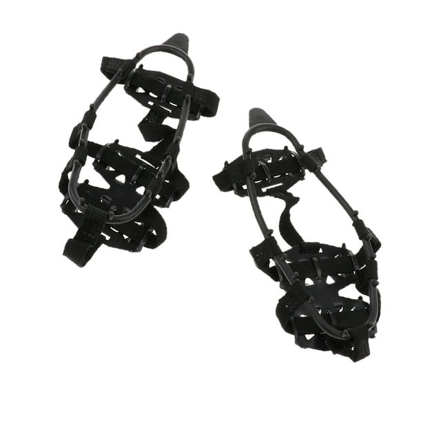 Apretones De Nieve De De 24 Puntas, Crampones, Listones De , Protección Segura Para Caminar, Trotar O Caminar Sobre Nieve Y , Tamañ SM SunniMix Tacos Ice Snow Walk
