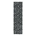 thumbnail image 2 of Unique Loom Trellis Shag Collection Area Rug - Ruth (2' x 8' Runner Black and White/Ivory), 2 of 10