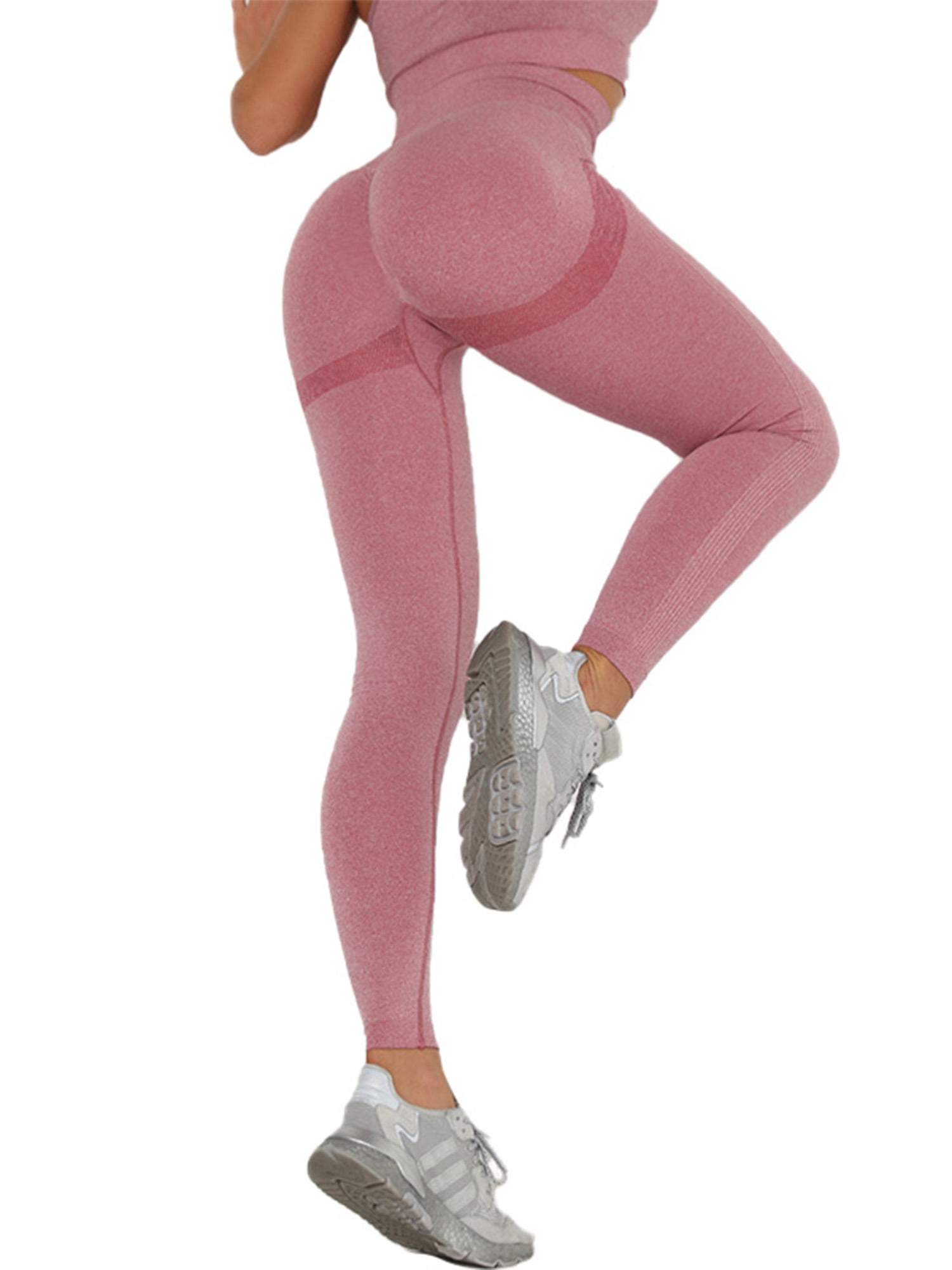 Details about   Women High Waist Leggings Yoga Pants Seamless Workout Push-Up Compression Pants 