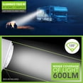 thumbnail image 4 of RV Trailer Camper 1000 Lumen 5th Wheel White 8.5" Round Scare Porch 12V LED Light (LED Light 1000 Lumen White), 4 of 7