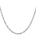 thumbnail image 3 of Chisel Stainless Steel 2.5mm Singapore Chain Necklace, 3 of 5