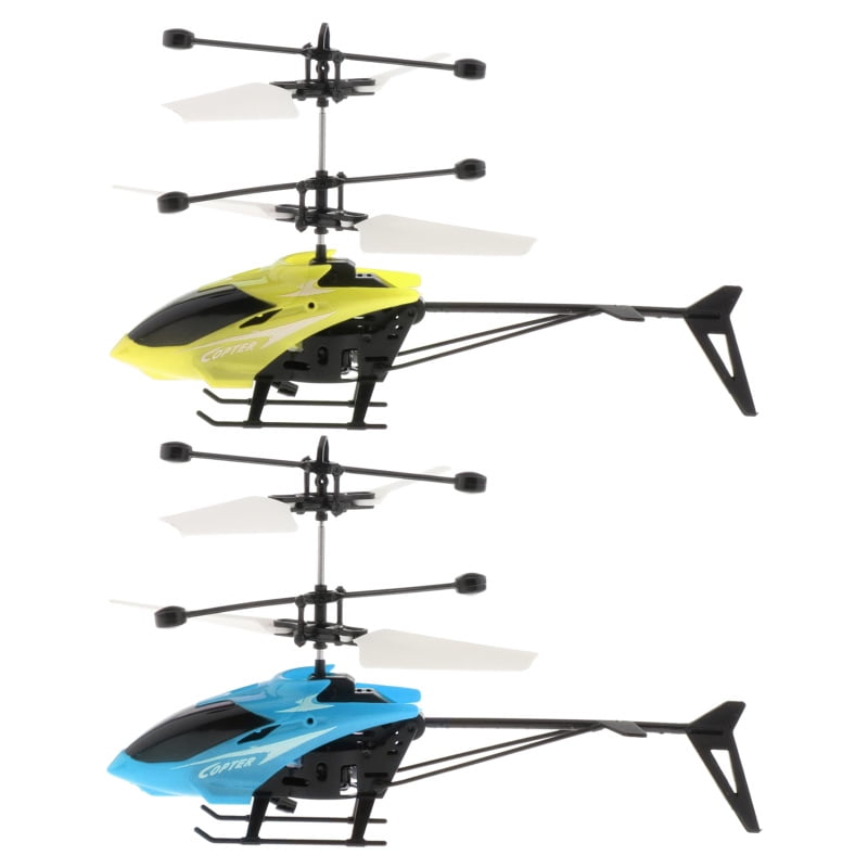 MagiDeal Mini Helicopter RC Drone Flash Light Toy Outdoor Airplane Kids Toys 