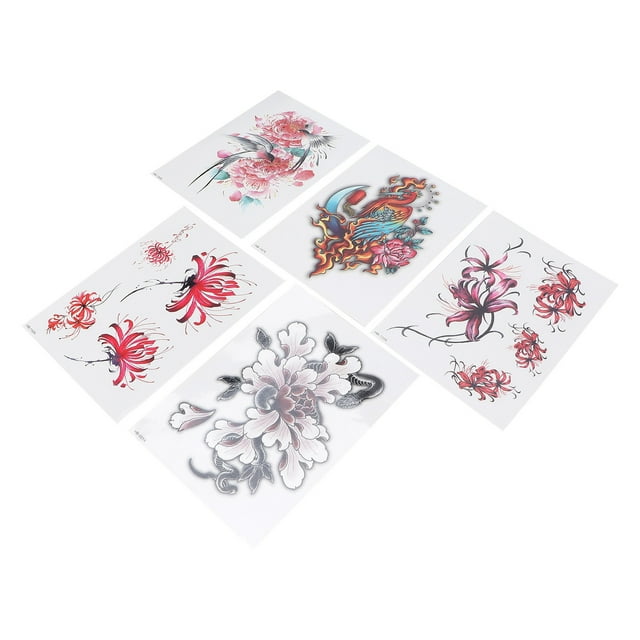 Temporary Stickers, Body Stickers 5.8 X 8.3in Easy To Operate Waterproof Coated Paper For Arms Legs Waist Chest For Women Grils